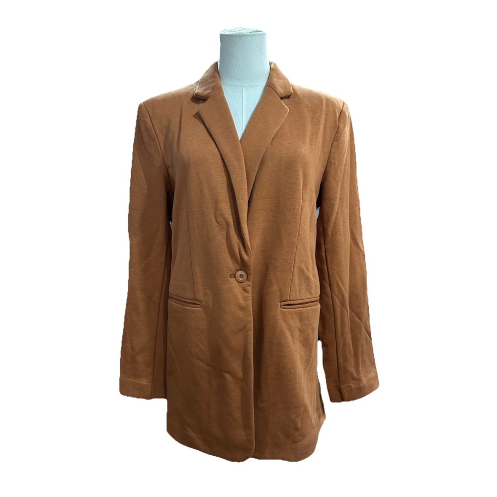 Terea by Andrea Pitter Women's Casual Blazer M Copper Cardigan